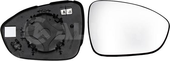 Alkar 6432748 - Mirror Glass, outside mirror car-mod.net