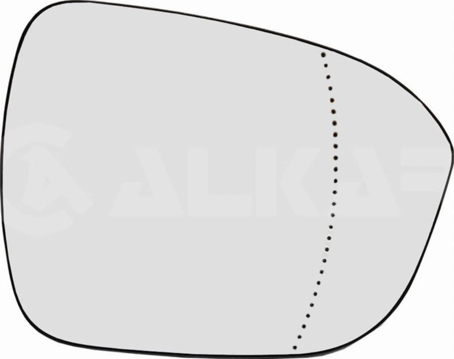 Alkar 6471087 - Mirror Glass, outside mirror car-mod.net