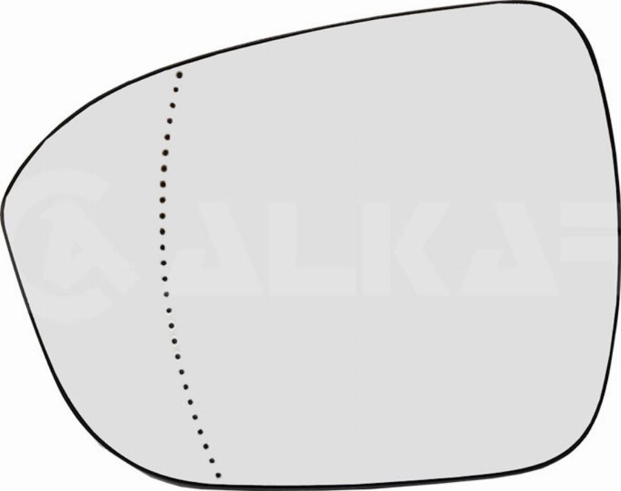 Alkar 6472087 - Mirror Glass, outside mirror car-mod.net