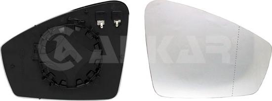 Alkar 6472192 - Mirror Glass, outside mirror car-mod.net