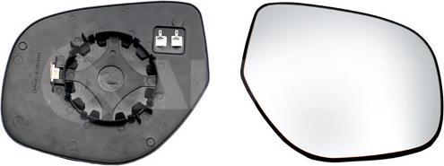 Alkar 6472859 - Mirror Glass, outside mirror car-mod.net