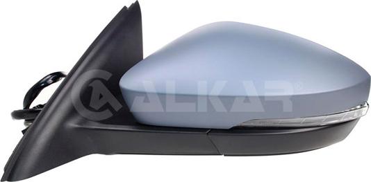 Alkar 6140561 - Outside Mirror car-mod.net