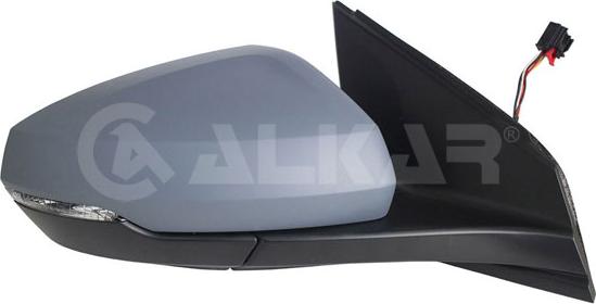 Alkar 6140198 - Outside Mirror car-mod.net