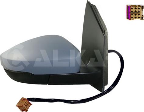 Alkar 6140123 - Outside Mirror car-mod.net