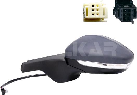 Alkar 6143881 - Outside Mirror car-mod.net