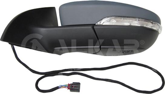 Alkar 6147133 - Outside Mirror car-mod.net