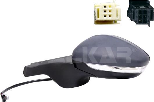 Alkar 6147881 - Outside Mirror car-mod.net