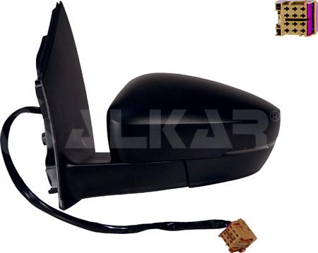 Alkar 6164123 - Outside Mirror car-mod.net