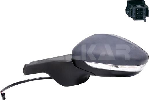Alkar 6167881 - Outside Mirror car-mod.net