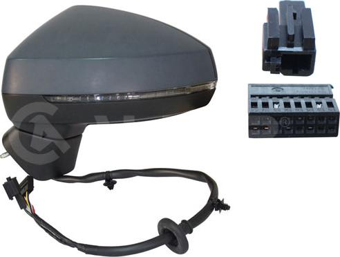 Alkar 6139782 - Outside Mirror car-mod.net