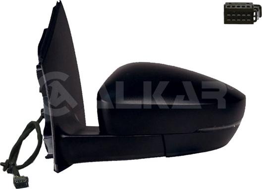 Alkar 6134123 - Outside Mirror car-mod.net