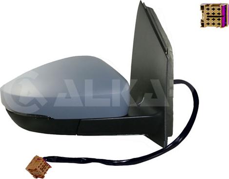 Alkar 6138123 - Outside Mirror car-mod.net