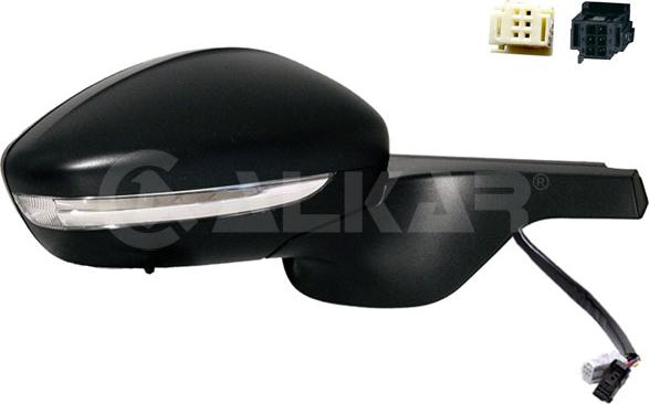 Alkar 6132881 - Outside Mirror car-mod.net