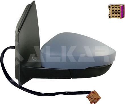 Alkar 6137123 - Outside Mirror car-mod.net
