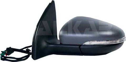 Alkar 6129124 - Outside Mirror car-mod.net