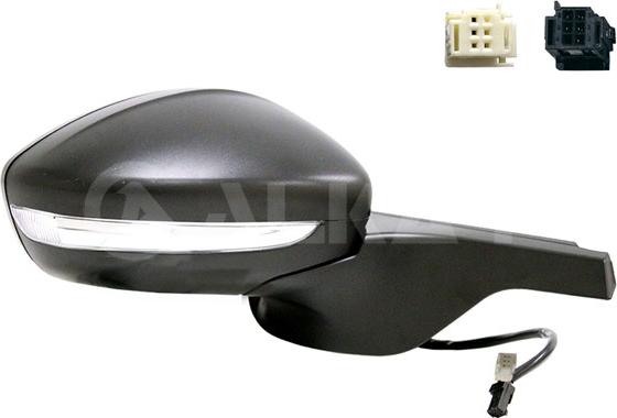 Alkar 6128881 - Outside Mirror car-mod.net