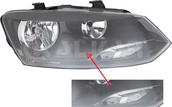 Alkar 2764110 - Headlight car-mod.net