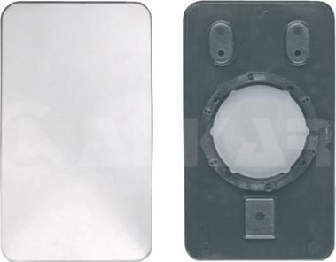 Alkar 7497247 - Mirror Glass, outside mirror car-mod.net