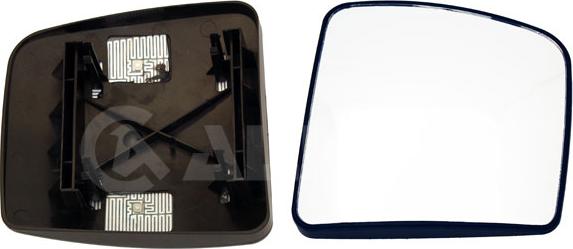 Alkar 7464274 - Mirror Glass, wide angle mirror car-mod.net