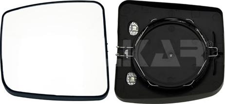 Alkar 7473274 - Mirror Glass, wide angle mirror car-mod.net