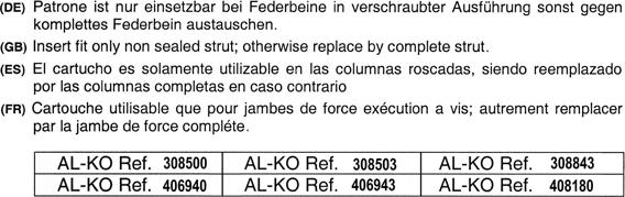 AL-KO 308500 - Shock Absorber car-mod.net
