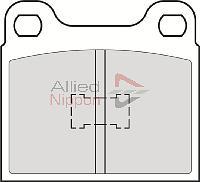 ALLIED NIPPON ADB0101 - Brake Pad Set, disc brake car-mod.net