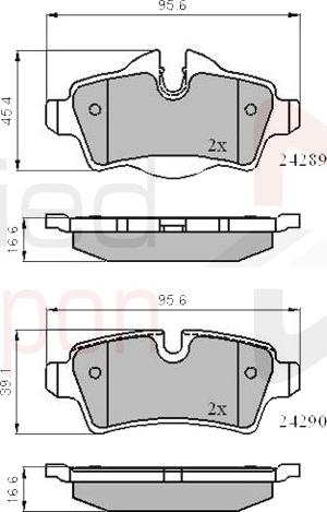 ALLIED NIPPON ADB01759 - Brake Pad Set, disc brake car-mod.net