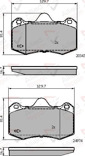 ALLIED NIPPON ADB02107 - Brake Pad Set, disc brake car-mod.net
