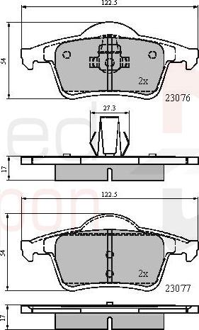 ALLIED NIPPON ADB0729 - Brake Pad Set, disc brake car-mod.net
