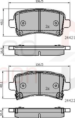 ALLIED NIPPON ADB31795 - Brake Pad Set, disc brake car-mod.net