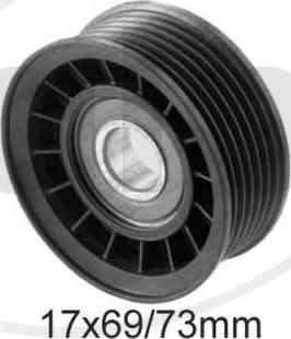 ALP ALP-005776 - Pulley, v-ribbed belt car-mod.net