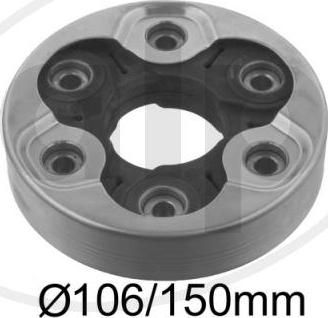 ALP ALP-002820 - Flexible disc, propshaft joint car-mod.net