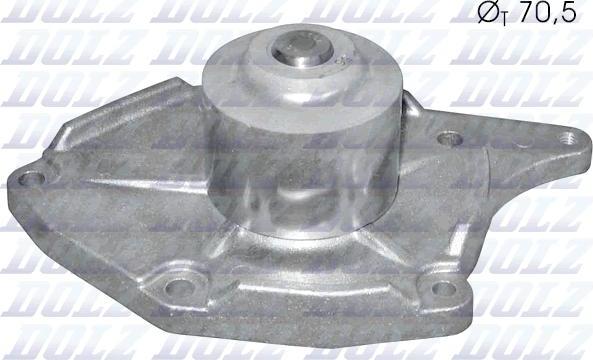 ANDEL 101657 - Water Pump car-mod.net