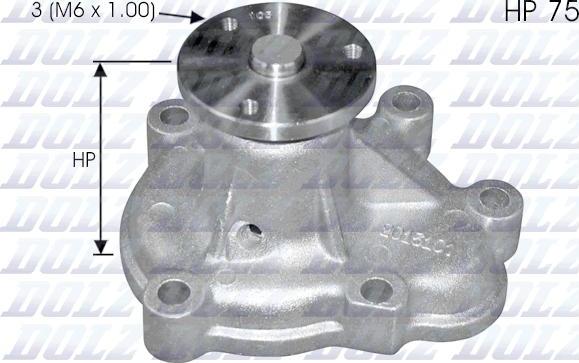 ANDEL 101667 - Water Pump car-mod.net