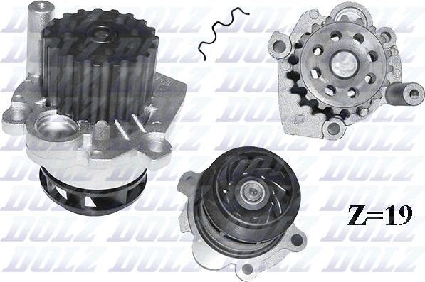 ANDEL 101670 - Water Pump car-mod.net