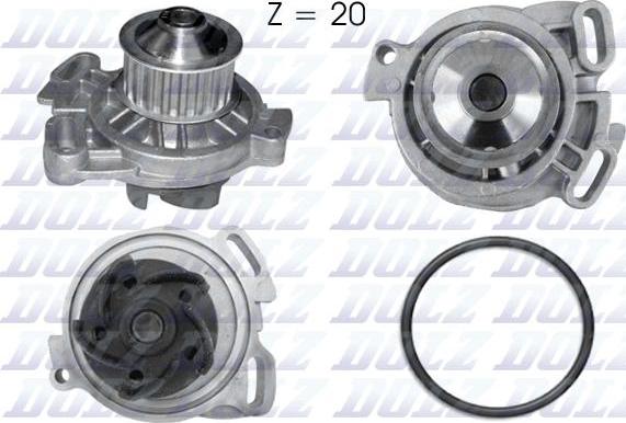 ANDEL 101190 - Water Pump car-mod.net