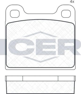 ANDEL 180386 - Brake Pad Set, disc brake car-mod.net