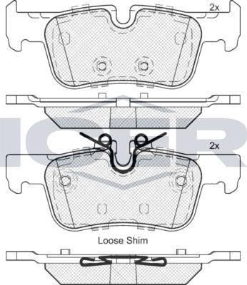 ANDEL 182193 - Brake Pad Set, disc brake car-mod.net