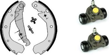 ANDEL A6156 - Drum Brake Shoe Set car-mod.net
