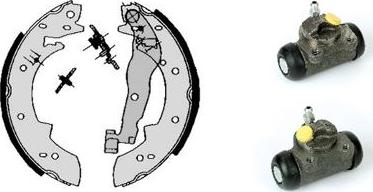 ANDEL A6115 - Drum Brake Shoe Set car-mod.net