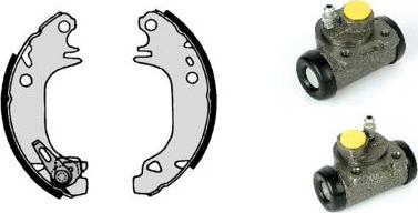ANDEL A6202 - Drum Brake Shoe Set car-mod.net