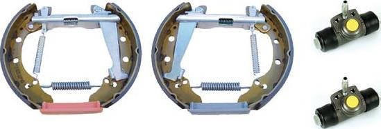 ANDEL A7242 - Drum Brake Shoe Set car-mod.net