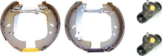 ANDEL A7265 - Drum Brake Shoe Set car-mod.net