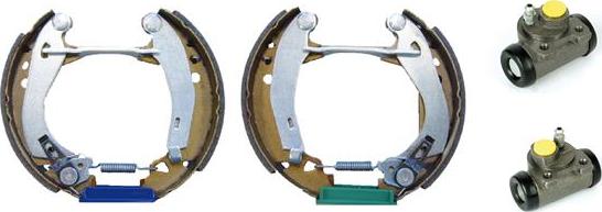 ANDEL A7202 - Drum Brake Shoe Set car-mod.net
