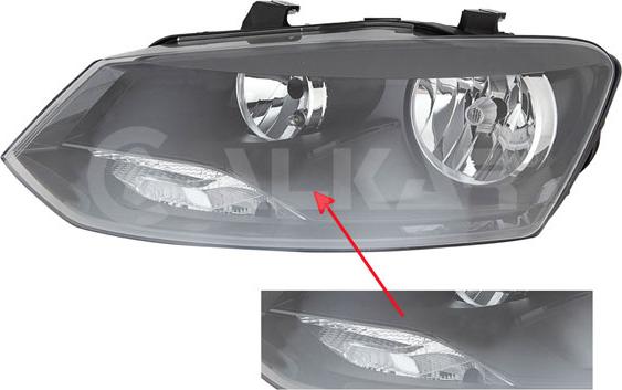 ANDEL AI58398 - Headlight car-mod.net