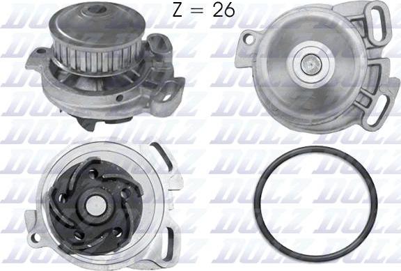 ANDEL ANB0493 - Water Pump car-mod.net