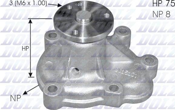 ANDEL ANB0464 - Water Pump car-mod.net