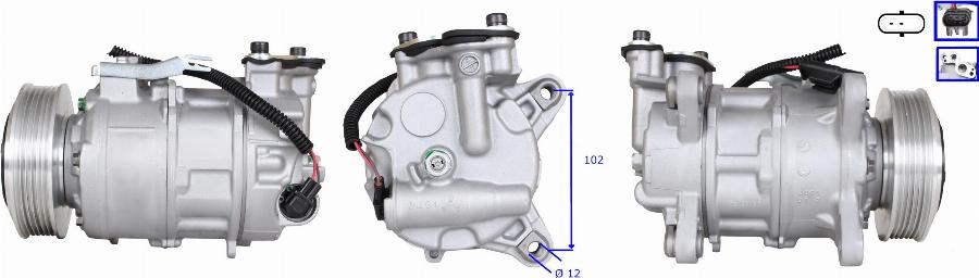 ANDEL ANC0401 - Compressor, air conditioning car-mod.net