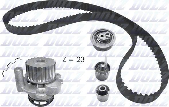 ANDEL ANK0062 - Water Pump & Timing Belt Set car-mod.net