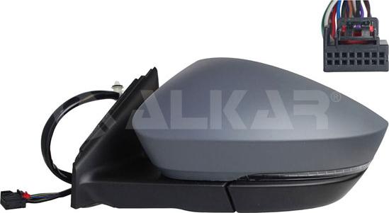 ANDEL AR62153 - Outside Mirror car-mod.net